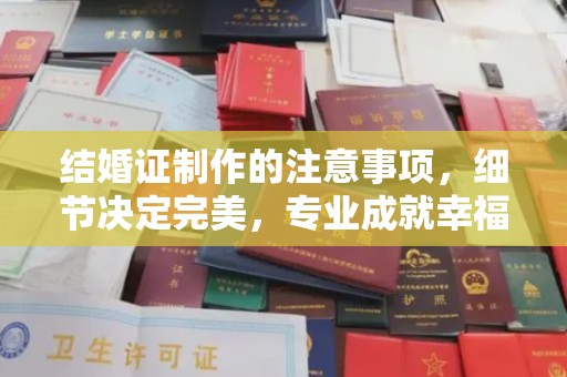 新竹结婚证制作的注意事项，细节决定完美，专业成就幸福